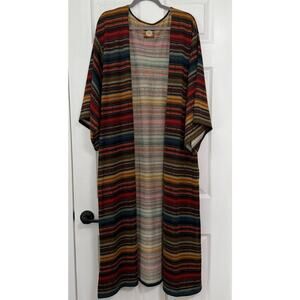 Double D Ranch Serape Duster Cardigan